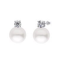 Boucles d'oreilles Idee Preziose dal 1987 Femme in Or blanc Perla IP.OK18B/19P
